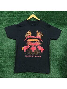 Metallica Master of Puppets Heavy Metal Band T-Shirt Size Large